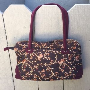 Darling cloth and velvet purse....never used!